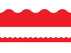 Red Scalloped Border