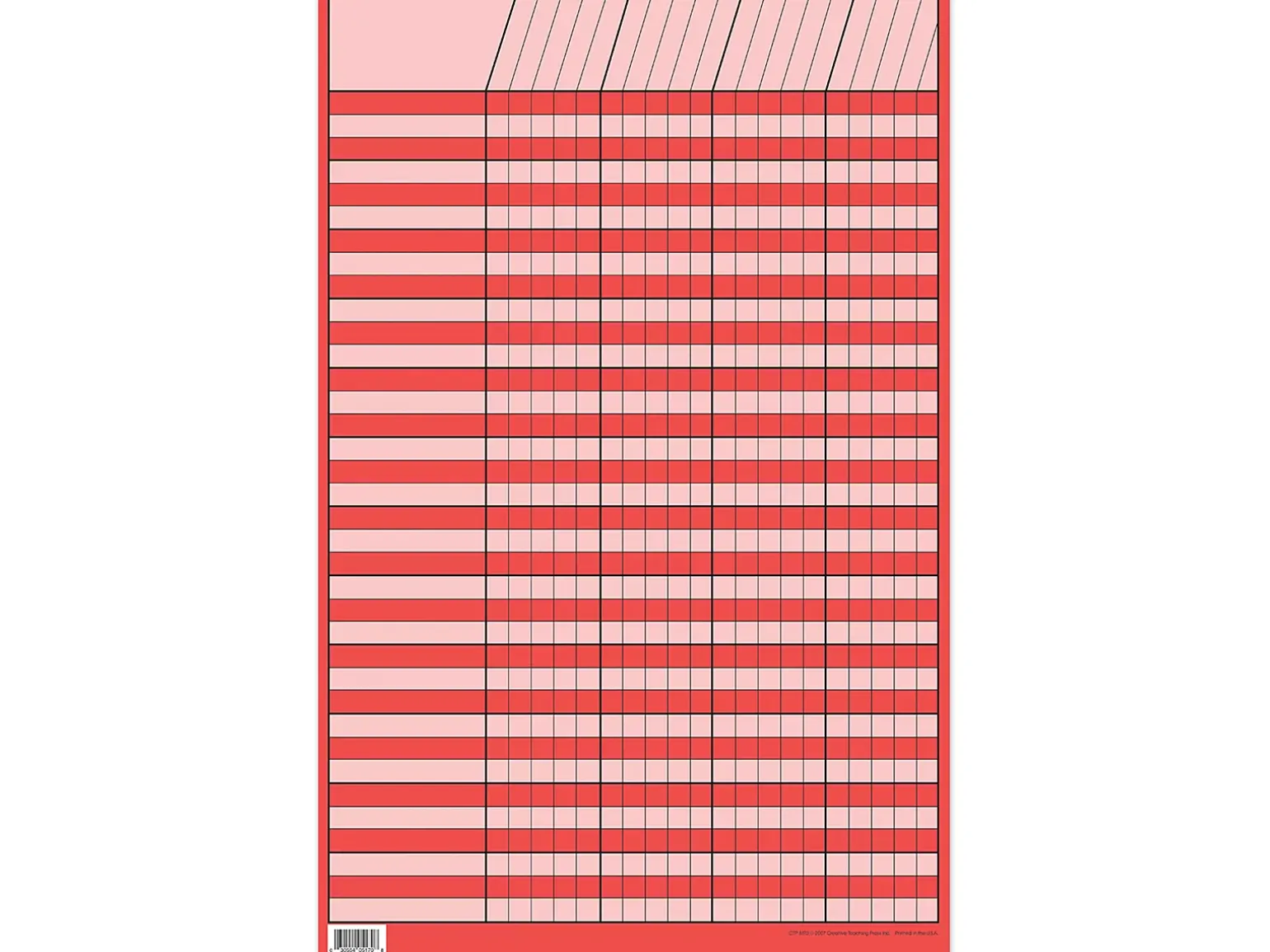 Red Small Incentive Chart