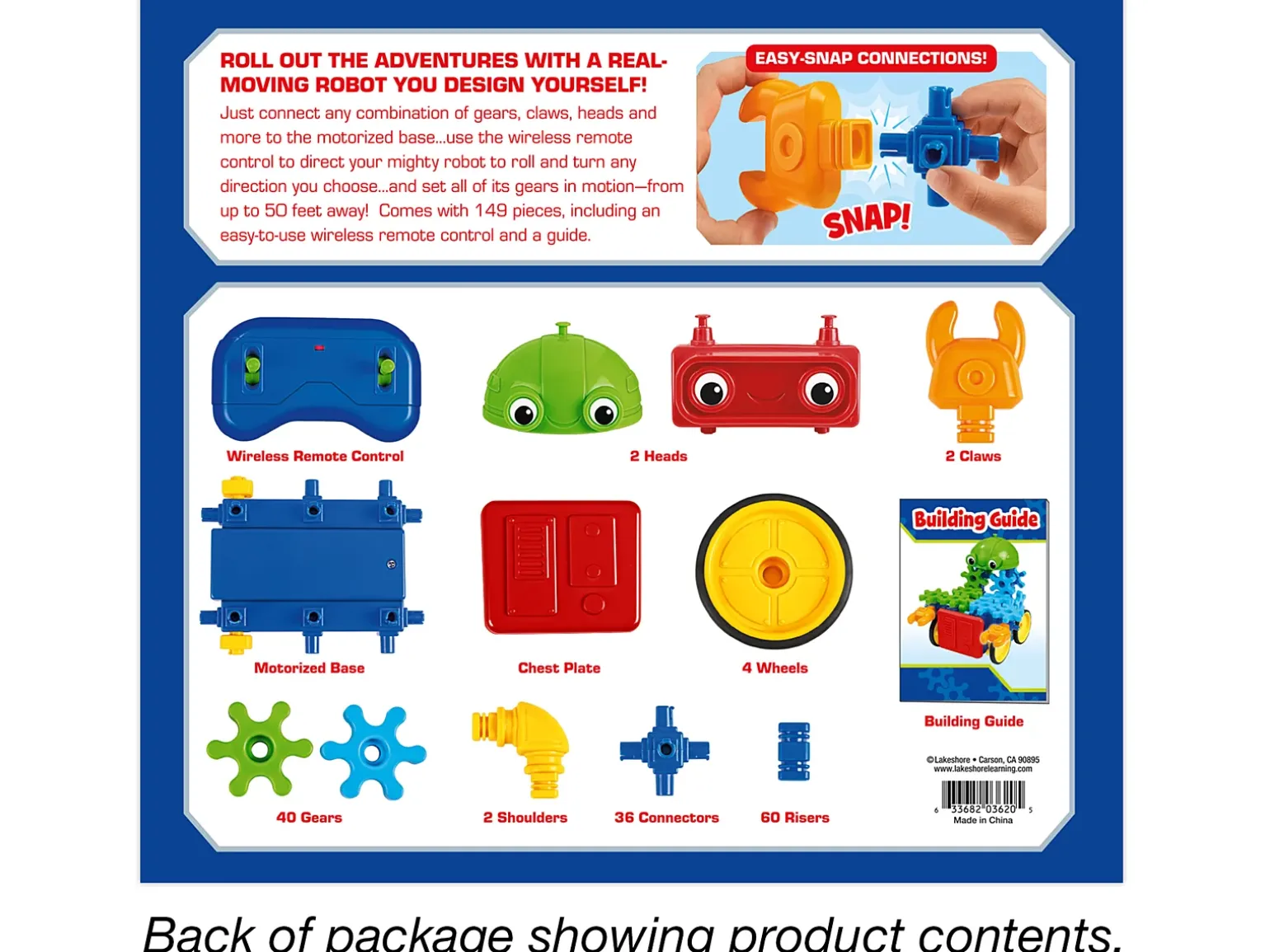 Remote-Control Gear-Bot