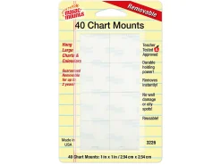 Removable Chart Mounts - Set of 40