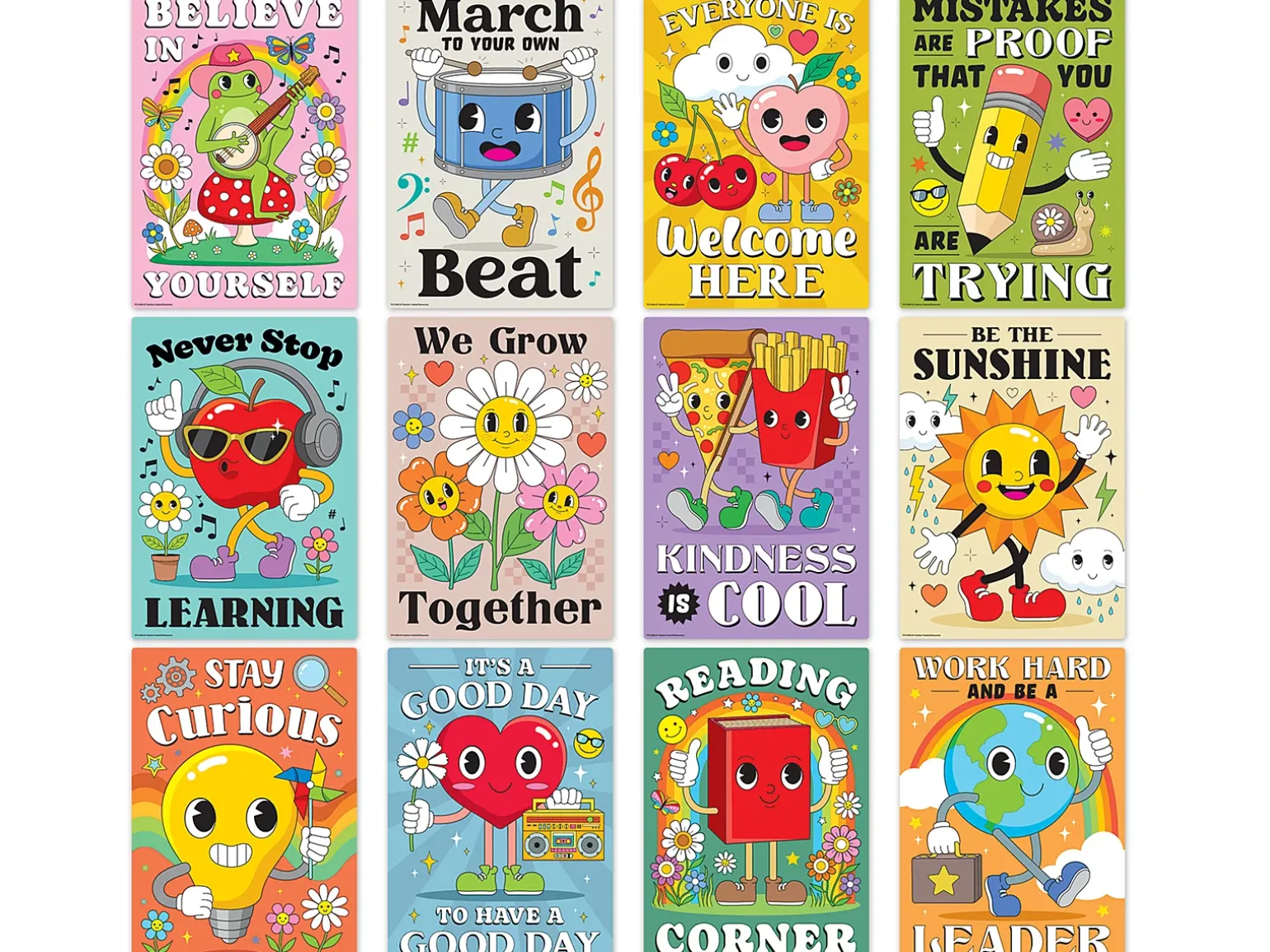 Retro Fun Small Poster Pack