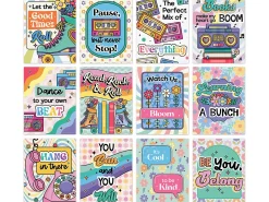 Retro Remix Groovy Motivational Mini Poster Pack