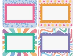 Retro Remix Name Tags