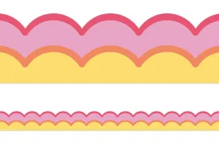 Retro Remix Warm Waves Scalloped Border