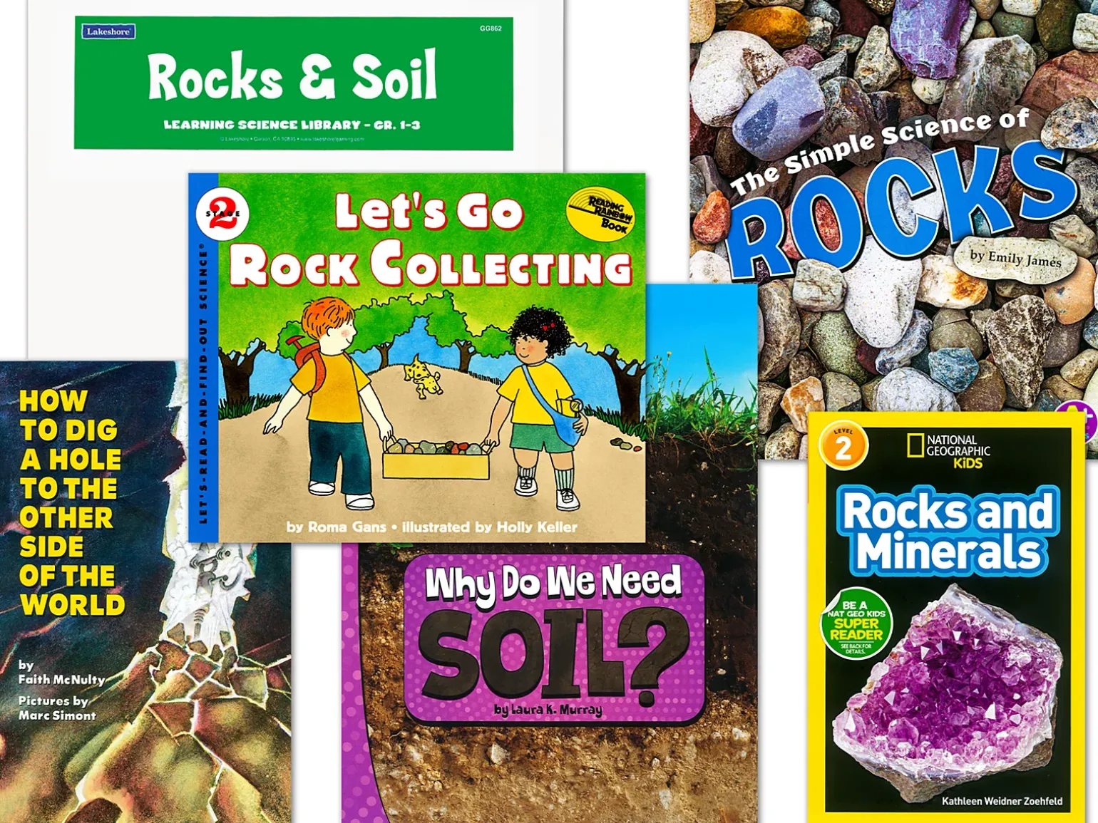 Rocks & Soil Book Library - Gr. 1-3
