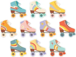 Roller Disco Skate Accents