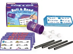 Roll & Read Short Vowel Game