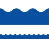 Royal Blue Scalloped Border