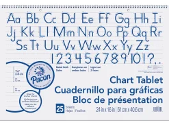 1 1/2" Ruled Chart Tablets