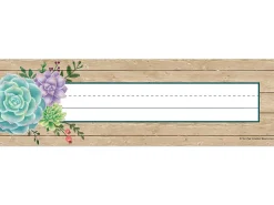 Rustic Bloom Nameplates