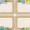 Rustic Bloom Name Tags - Variety Pack