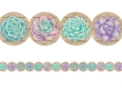 Rustic Bloom Succulent Border