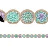 Rustic Bloom Succulent Magnetic Border