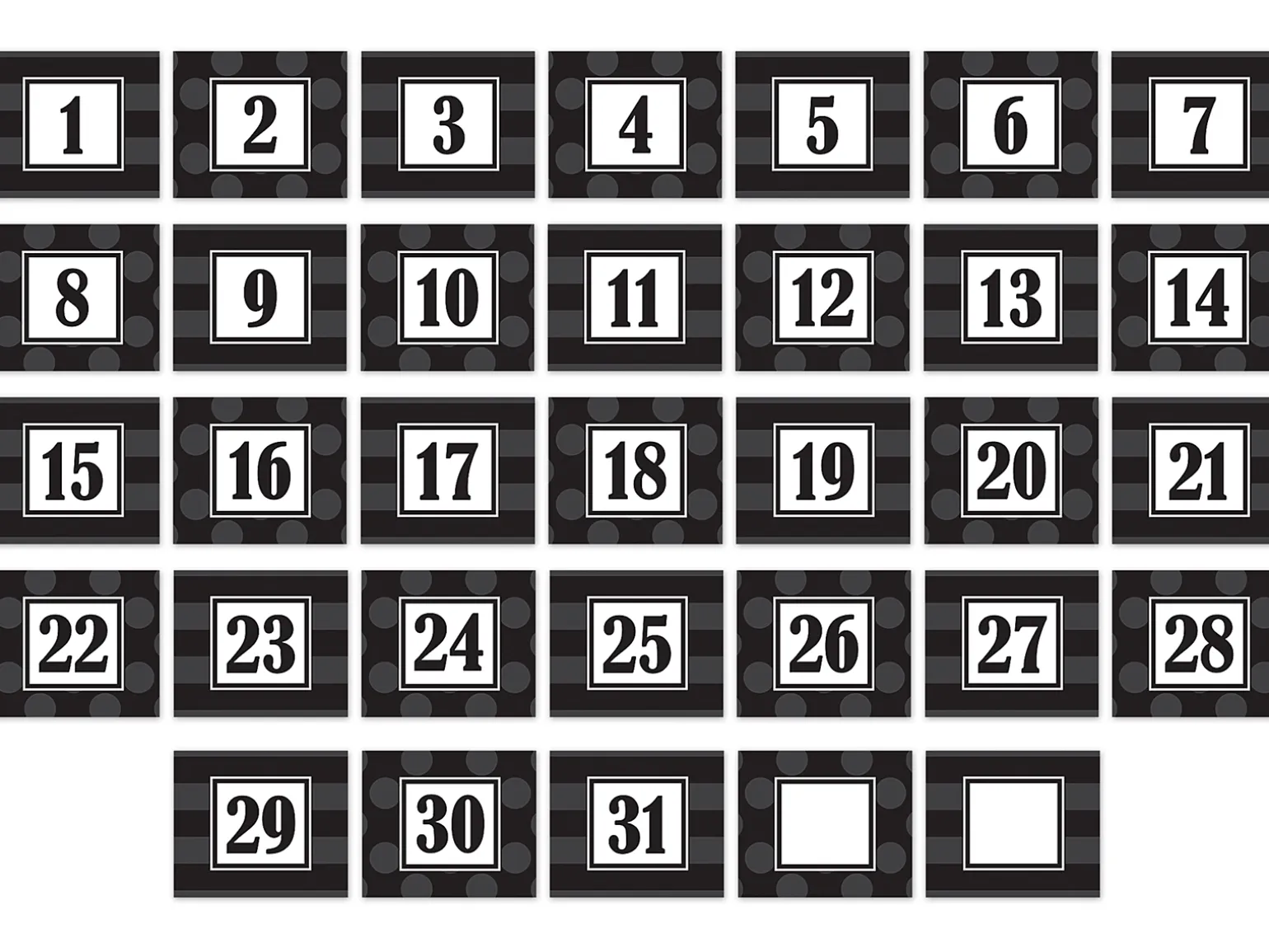 Sassy Double-Sided Calendar Mini Accents