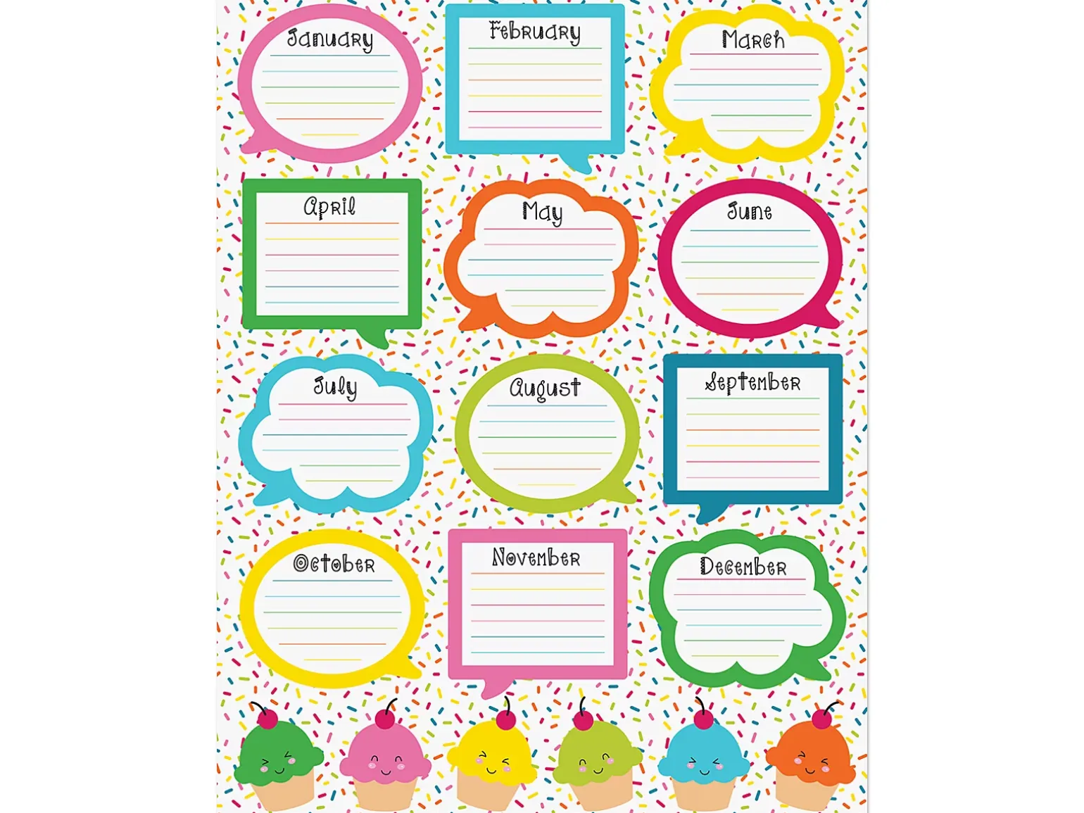 School Pop Birthday Poster