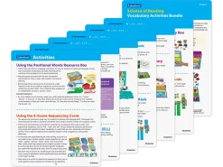 Science of Reading Vocabulary Activities Bundle - K