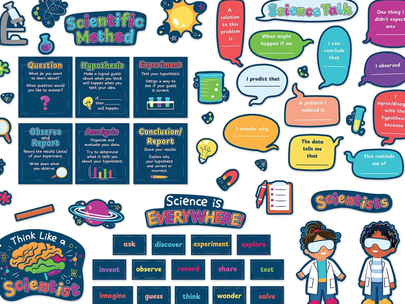 Science Talk Bulletin Board Set