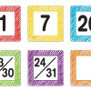 Scribble Calendar Mini Accents