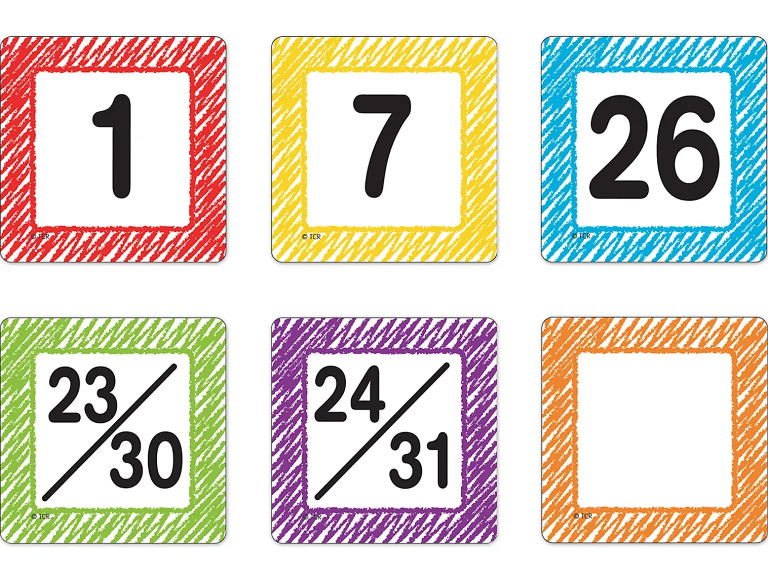 Scribble Calendar Mini Accents