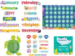 Sea Friends Calendar Bulletin Board Set