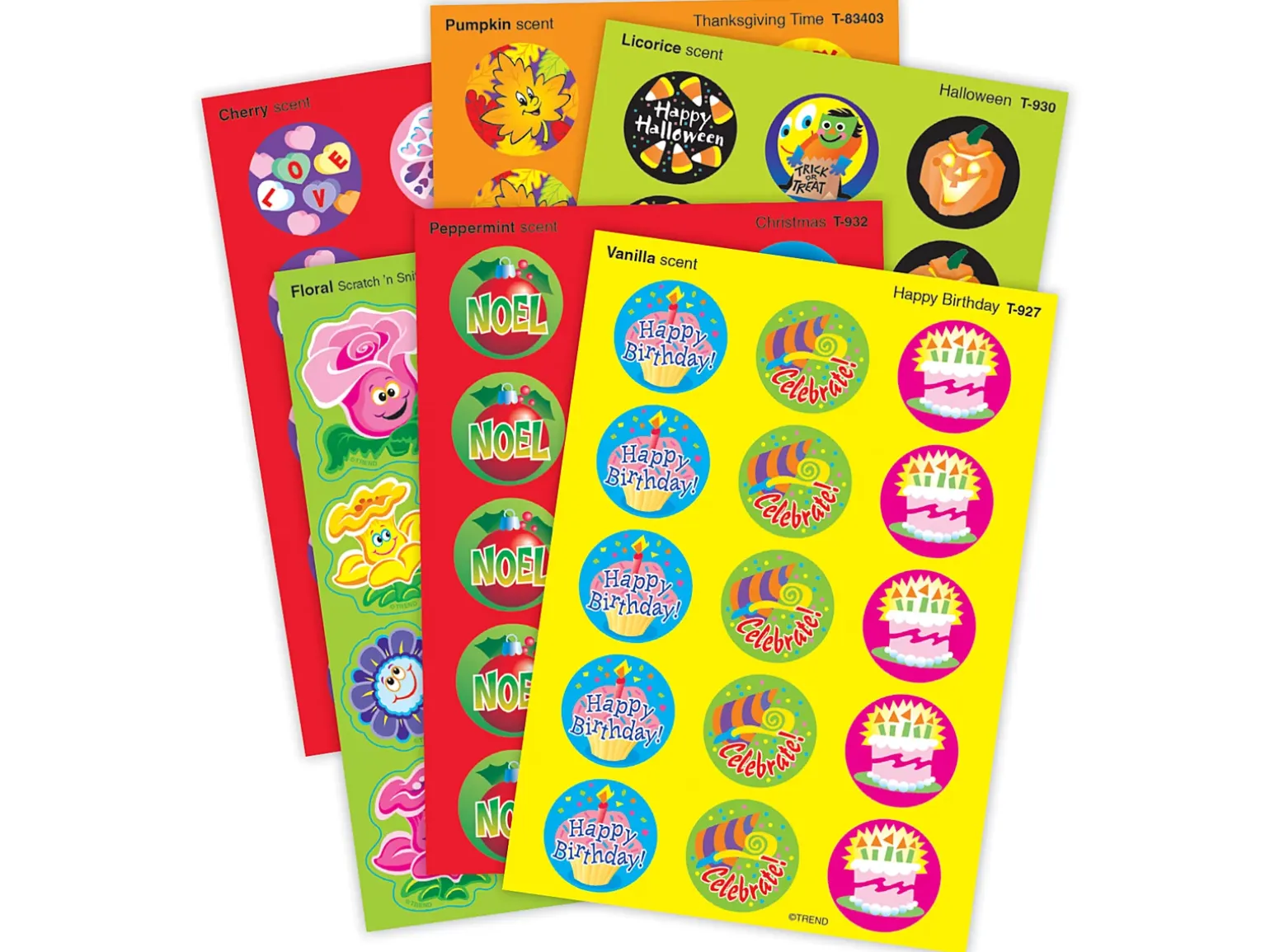 Seasons & Holidays Scented Stickers - Variety Pack