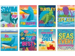 Seas the Day Motivational Poster Pack