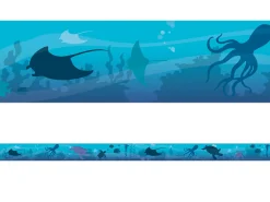 Seas the Day Underwater Life Border