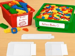 Self-Adhesive Classroom Labeling Pockets - Set of 30