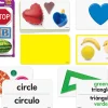 Shapes & Colors Bilingual Pocket Flash Cards