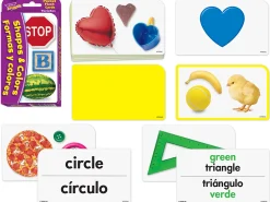 Shapes & Colors Bilingual Pocket Flash Cards