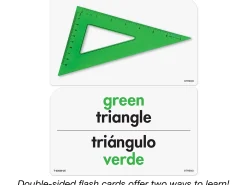 Shapes & Colors Bilingual Pocket Flash Cards
