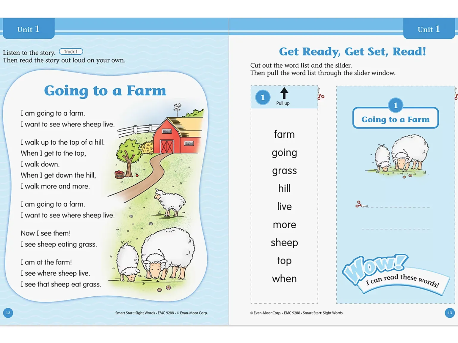 Sight-Words Smart Start Workbook - Kindergarten