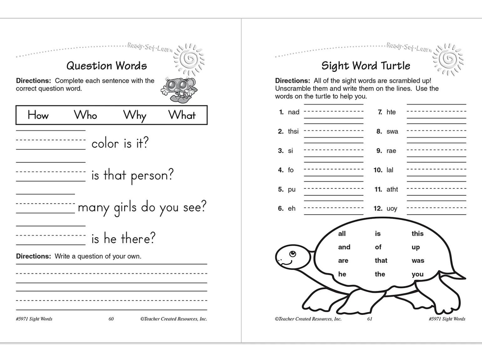 Sight-Words Workbook