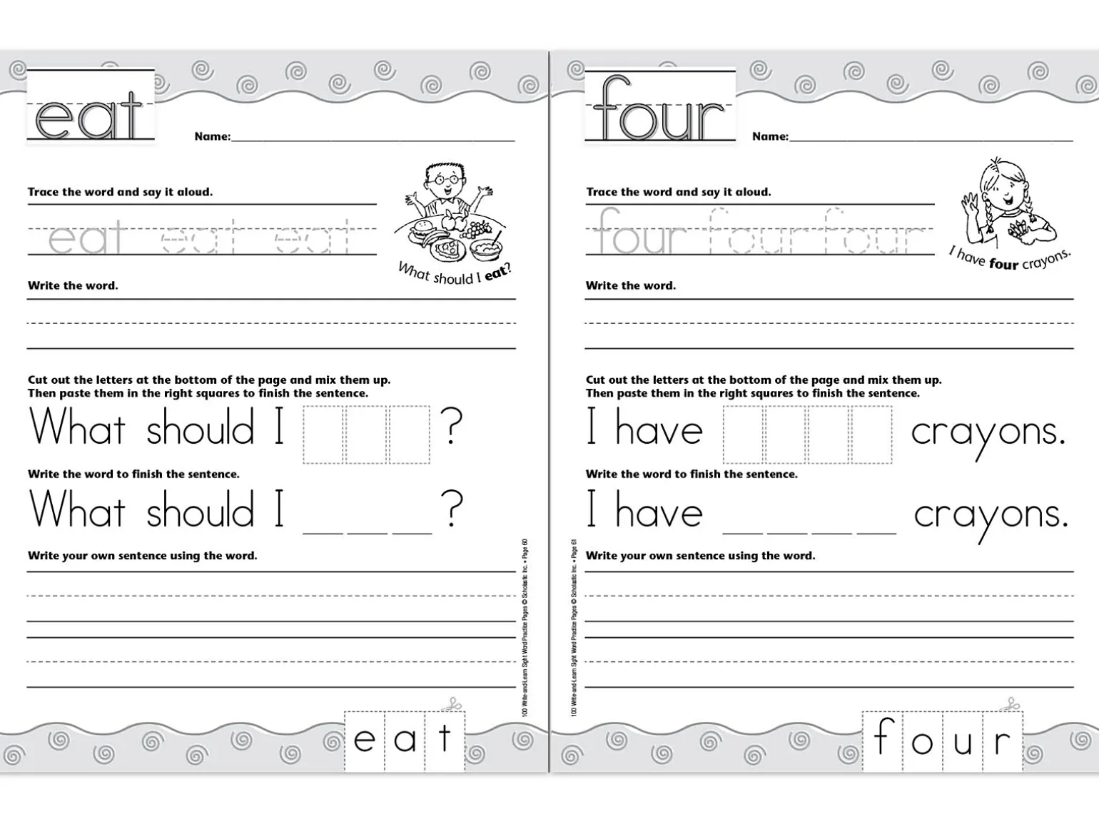 Sight-Word Writing Practice Workbook