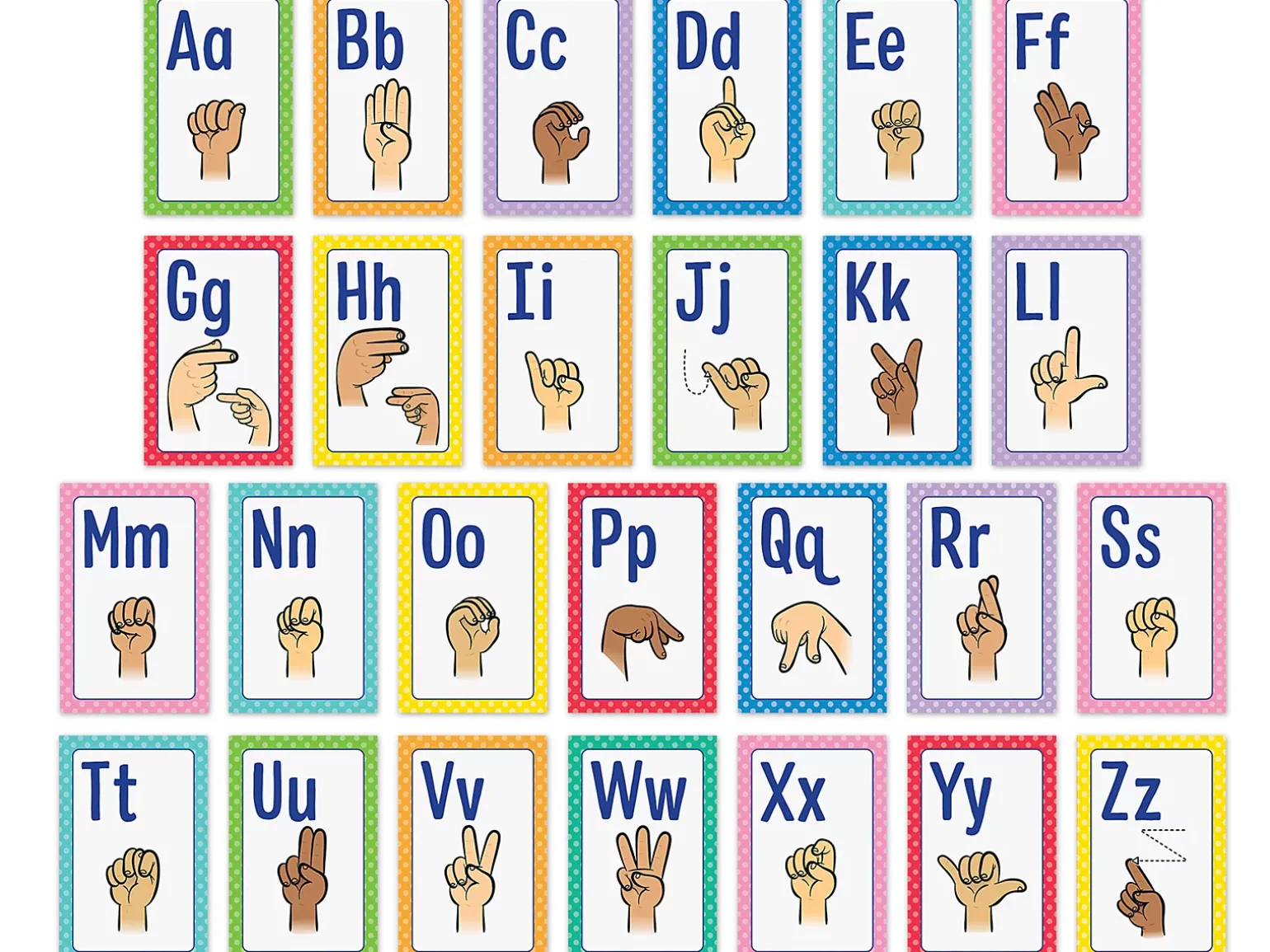 Sign Language Mini Poster Pack