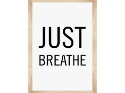 Simply Boho Just Breathe Poster