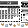Simply Stylish Calendar Bulletin Board Set