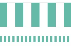 Simply Stylish Turquoise Striped Border