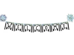 Simply Stylish Welcome Pennant Bulletin Board Set