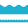 Sky Blue Scalloped Border