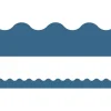 Slate Blue Scalloped Border
