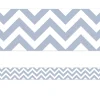 Slate Gray Chevron Border