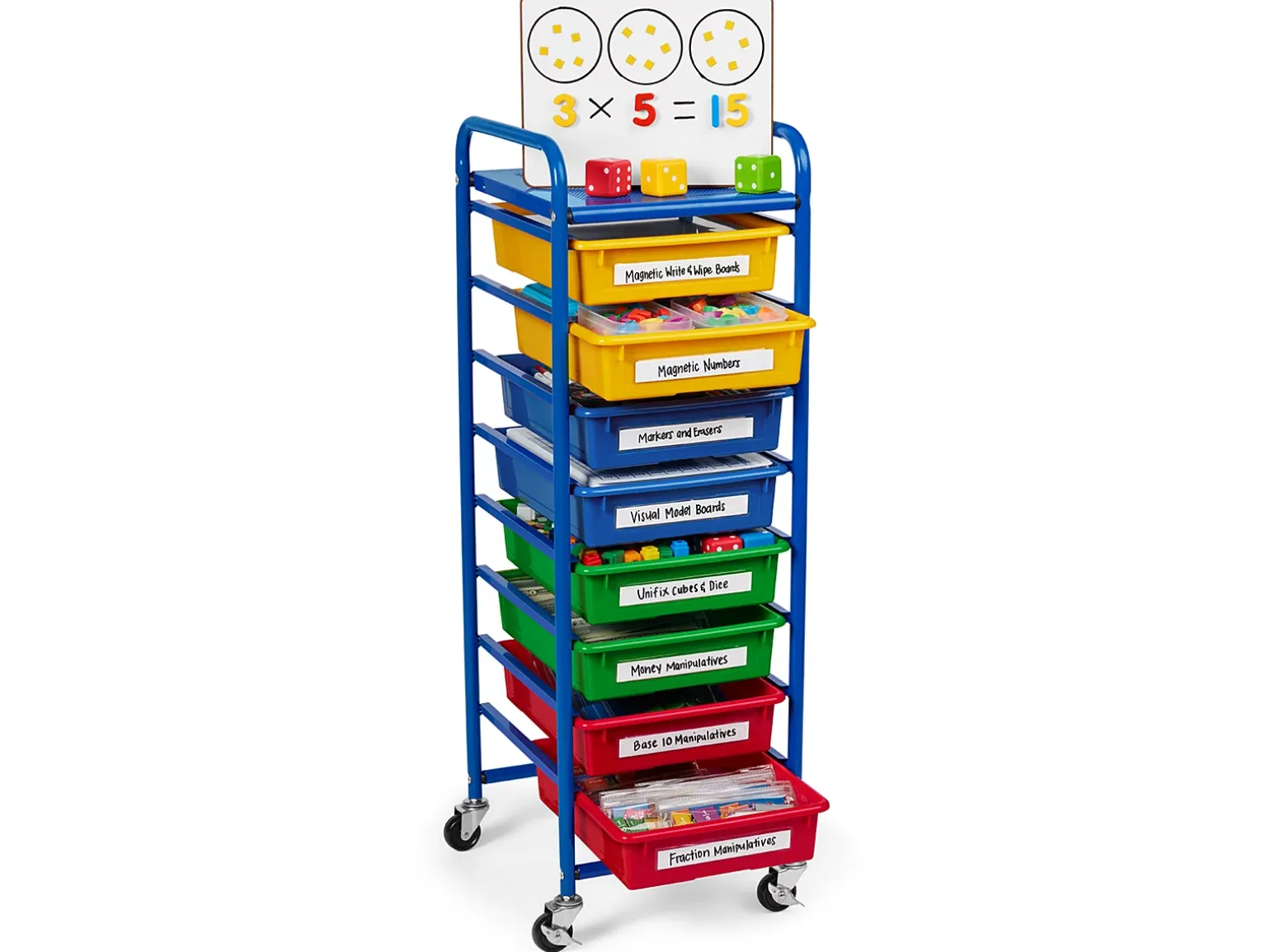 Small-Group Math Activity Cart