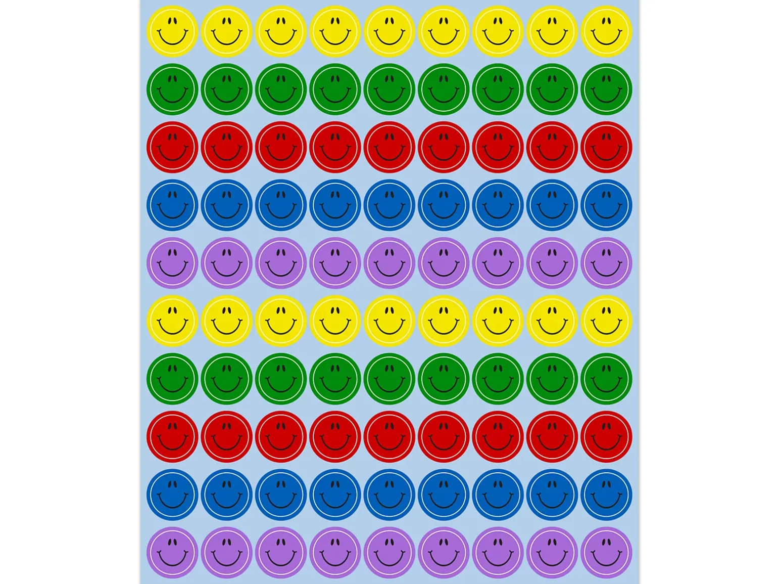 Smiley Face Mini Stickers
