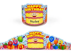 Smiling Cake Birthday Crowns
