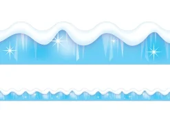 Snow & Ice Scalloped Border