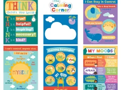 Social-Emotional Calming Strategies Bulletin Board Set