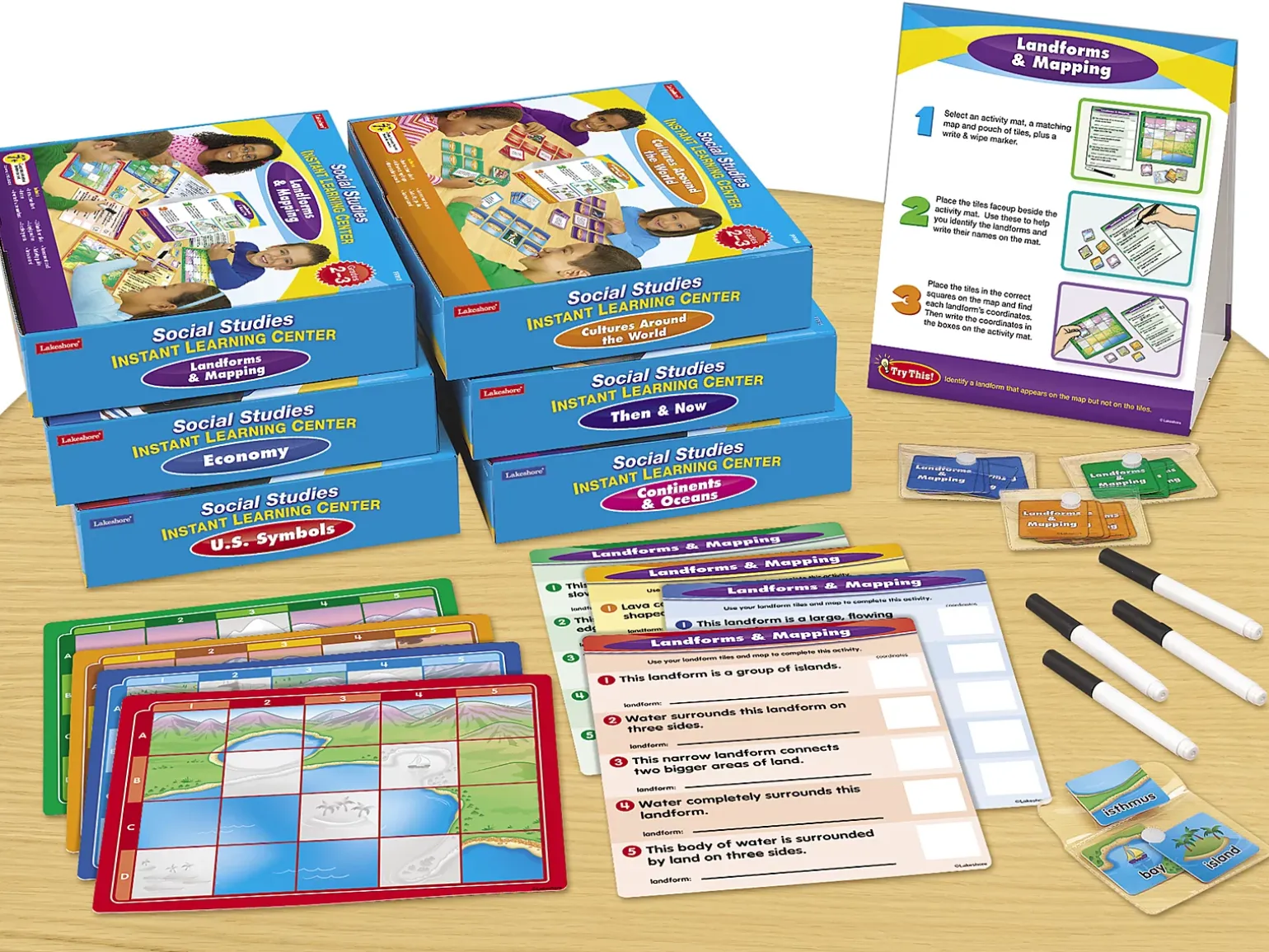 Social Studies Instant Learning Centers - Complete Set