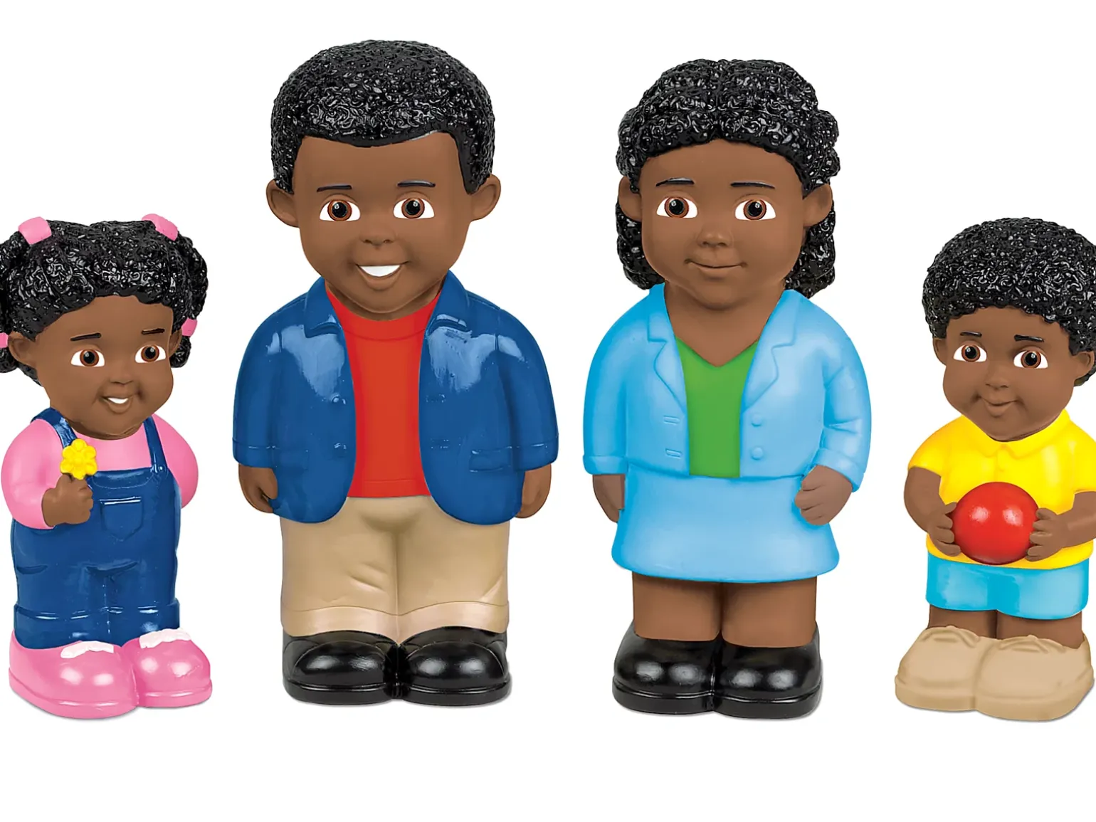 Soft & Safe Dolls - African American Family