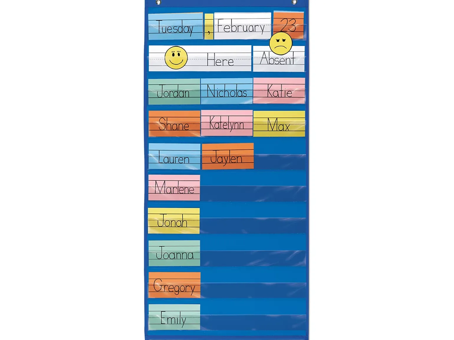 Space-Saver Pocket Chart